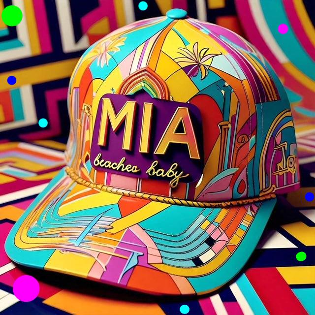 HATS-Streetwear-Cityscape.19: MIA-Miami-Beaches Baby - Global Warming Warrior Wear, "S.P.C." A Social Purpose Corporation  