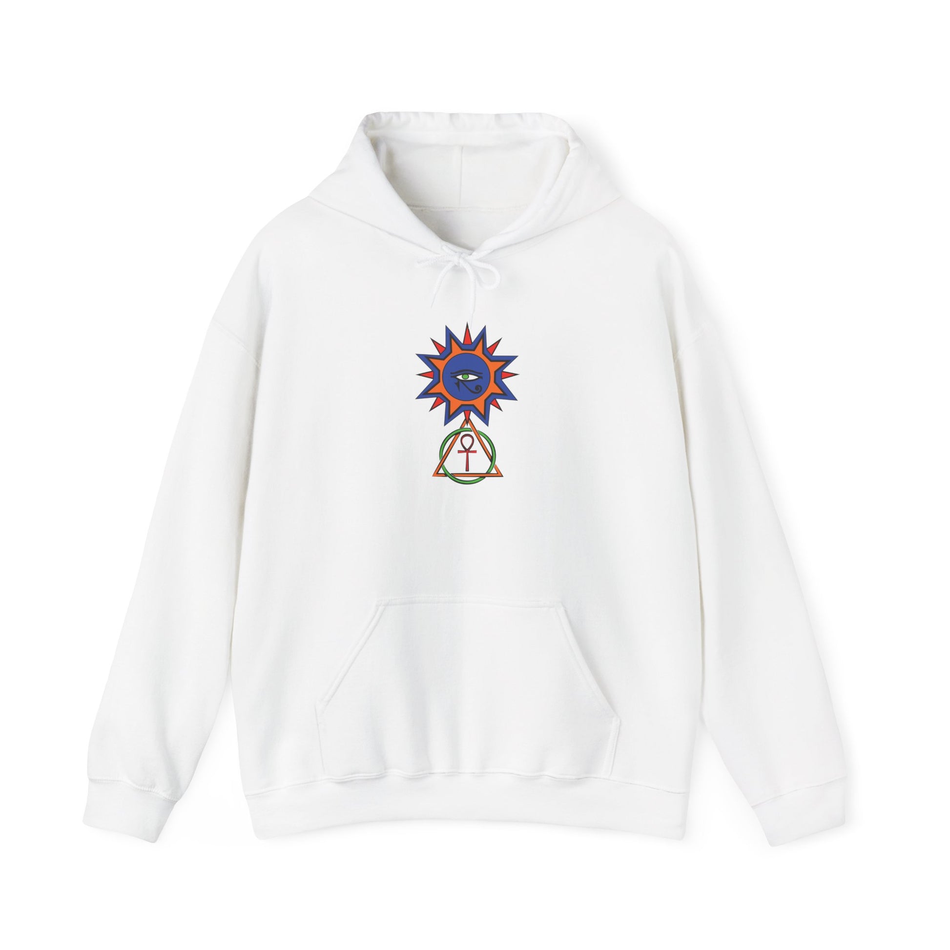 AMAZON APPAREL COMPANY: Egyptian Sun-Peace-Love-Unity-Hoodie - Global Warming Warrior Wear, "S.P.C." A Social Purpose Corporation  