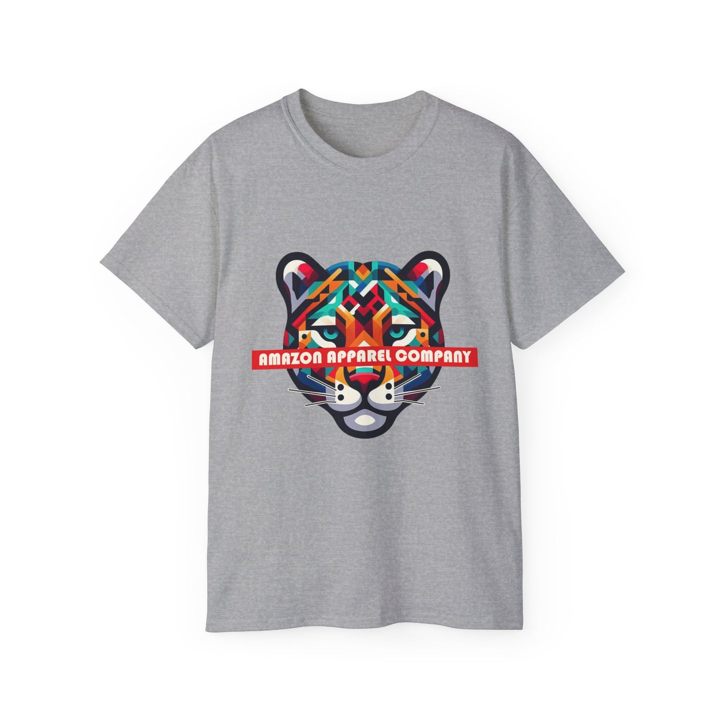 1. AMAZON APPAREL COMPANY - Vibrant JAGUAR Logo on Graphic Tee-Shirts - Global Warming Warrior Wear, "S.P.C." A Social Purpose Corporation  