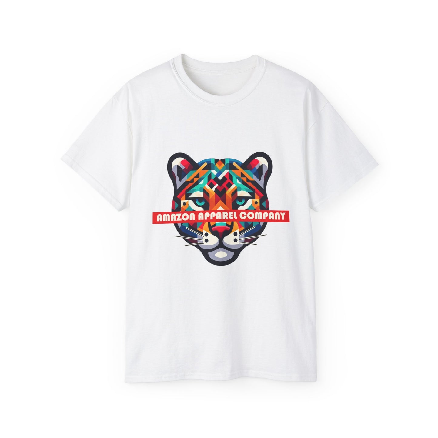 1. AMAZON APPAREL COMPANY - Vibrant JAGUAR Logo on Graphic Tee-Shirts - Global Warming Warrior Wear, "S.P.C." A Social Purpose Corporation  