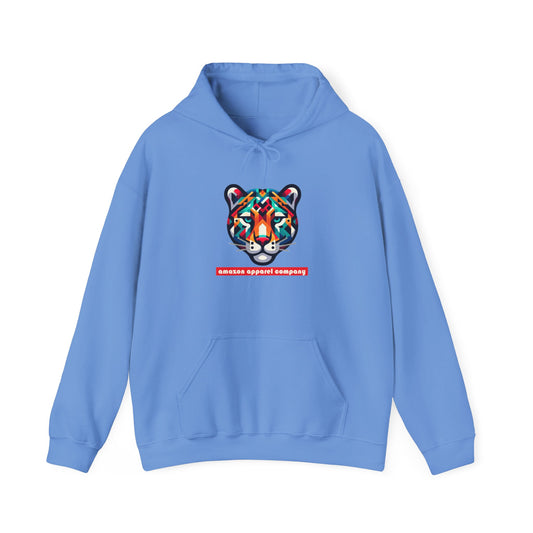 AMAZON APPAREL COMPANY: Jaquar Logo Hoodie.1 - Global Warming Warrior Wear, "S.P.C." A Social Purpose Corporation  