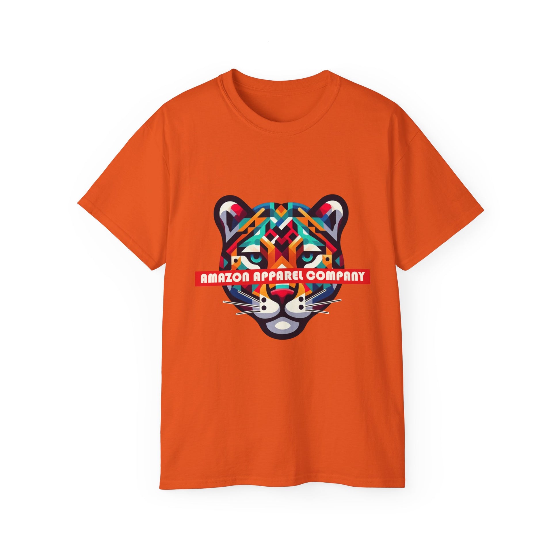 1. AMAZON APPAREL COMPANY - Vibrant JAGUAR Logo on Graphic Tee-Shirts - Global Warming Warrior Wear, "S.P.C." A Social Purpose Corporation  