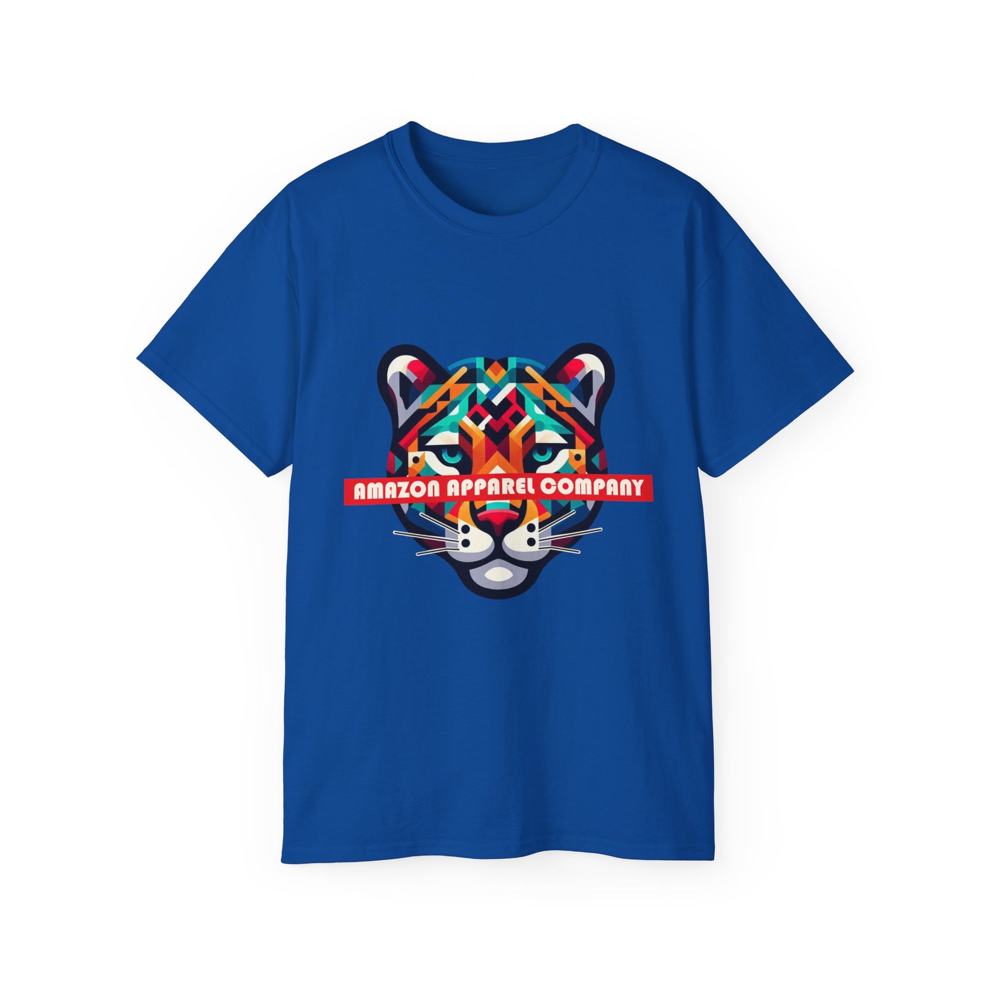 1. AMAZON APPAREL COMPANY - Vibrant JAGUAR Logo on Graphic Tee-Shirts - Global Warming Warrior Wear, "S.P.C." A Social Purpose Corporation  