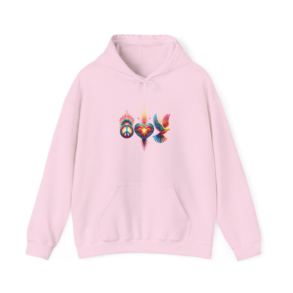 2-A. Peace-Love-Unity / Unisex Graphic Hoodie - Amazon Apparel Company 