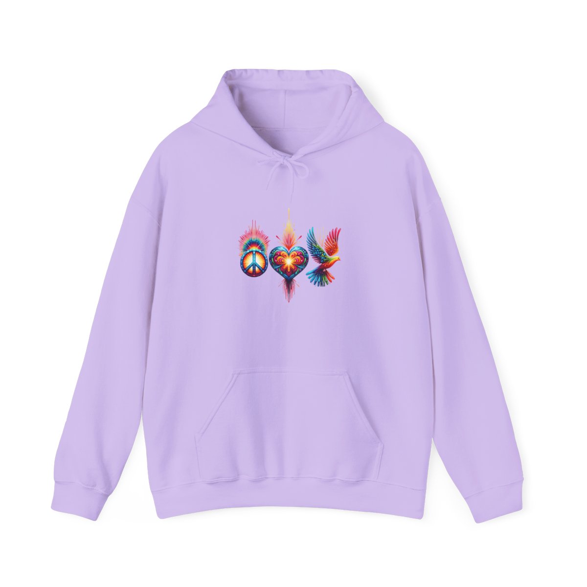 2-A. Peace-Love-Unity / Unisex Graphic Hoodie - Amazon Apparel Company 