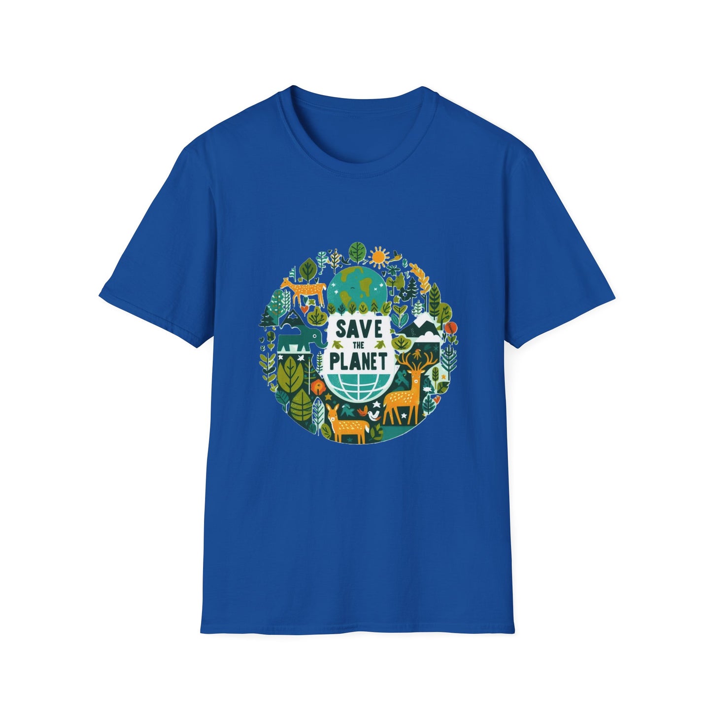 3-B. Save the Planet / Unisex Graphic Tee Shirt - Global Warming Warrior Wear, "S.P.C." A Social Purpose Corporation  