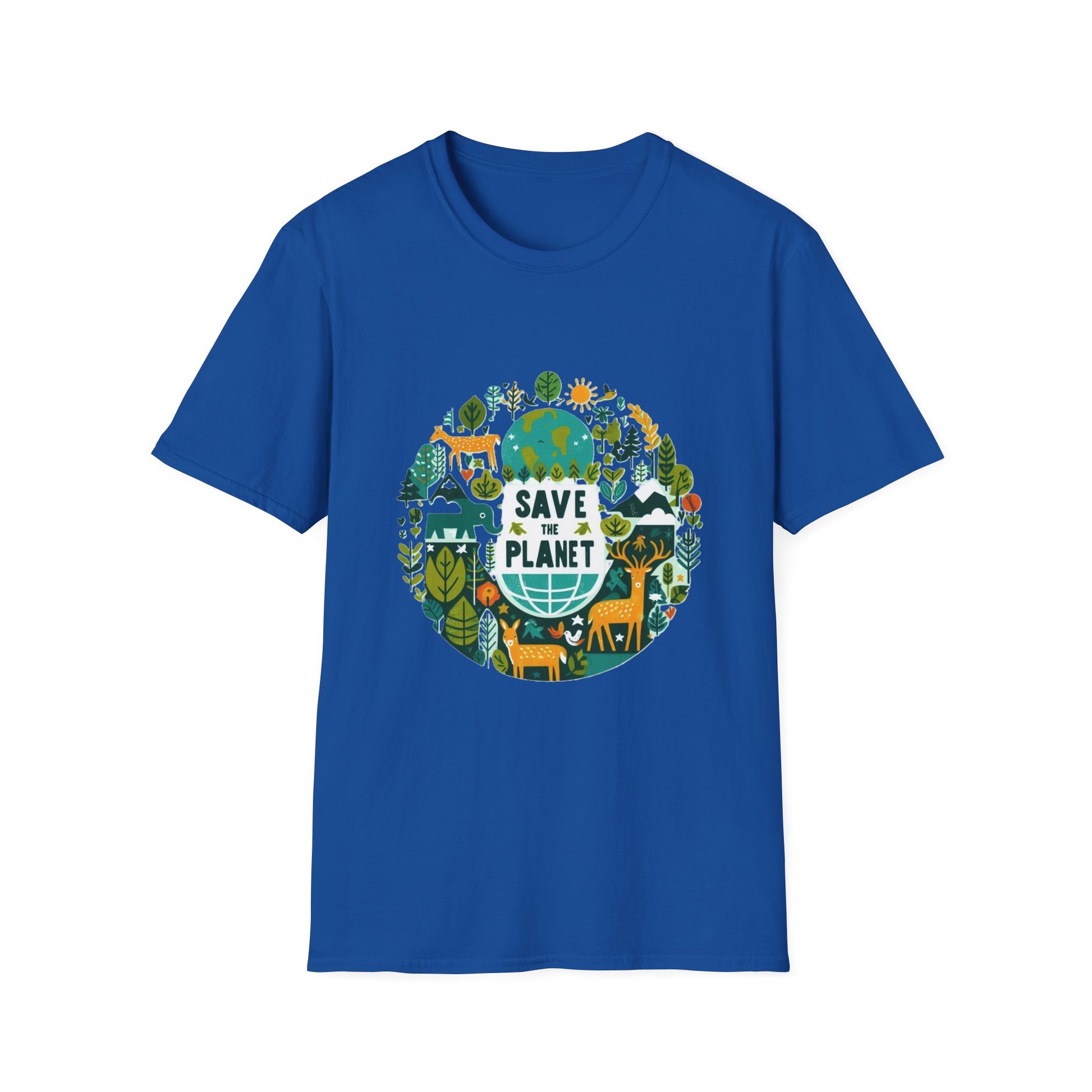 3-B. Save the Planet / Unisex Graphic Tee Shirt - Global Warming Warrior Wear, "S.P.C." A Social Purpose Corporation  