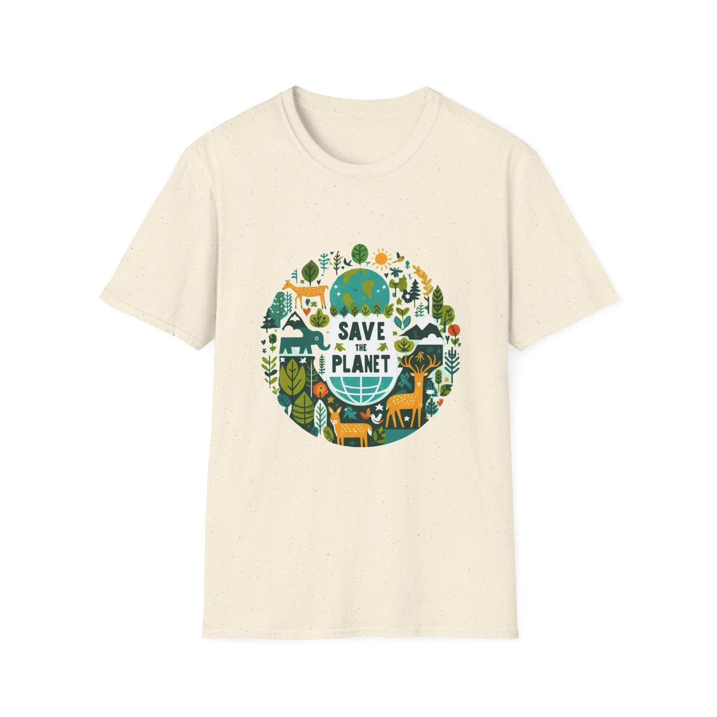 3-B. Save the Planet / Unisex Graphic Tee Shirt - Global Warming Warrior Wear, "S.P.C." A Social Purpose Corporation  