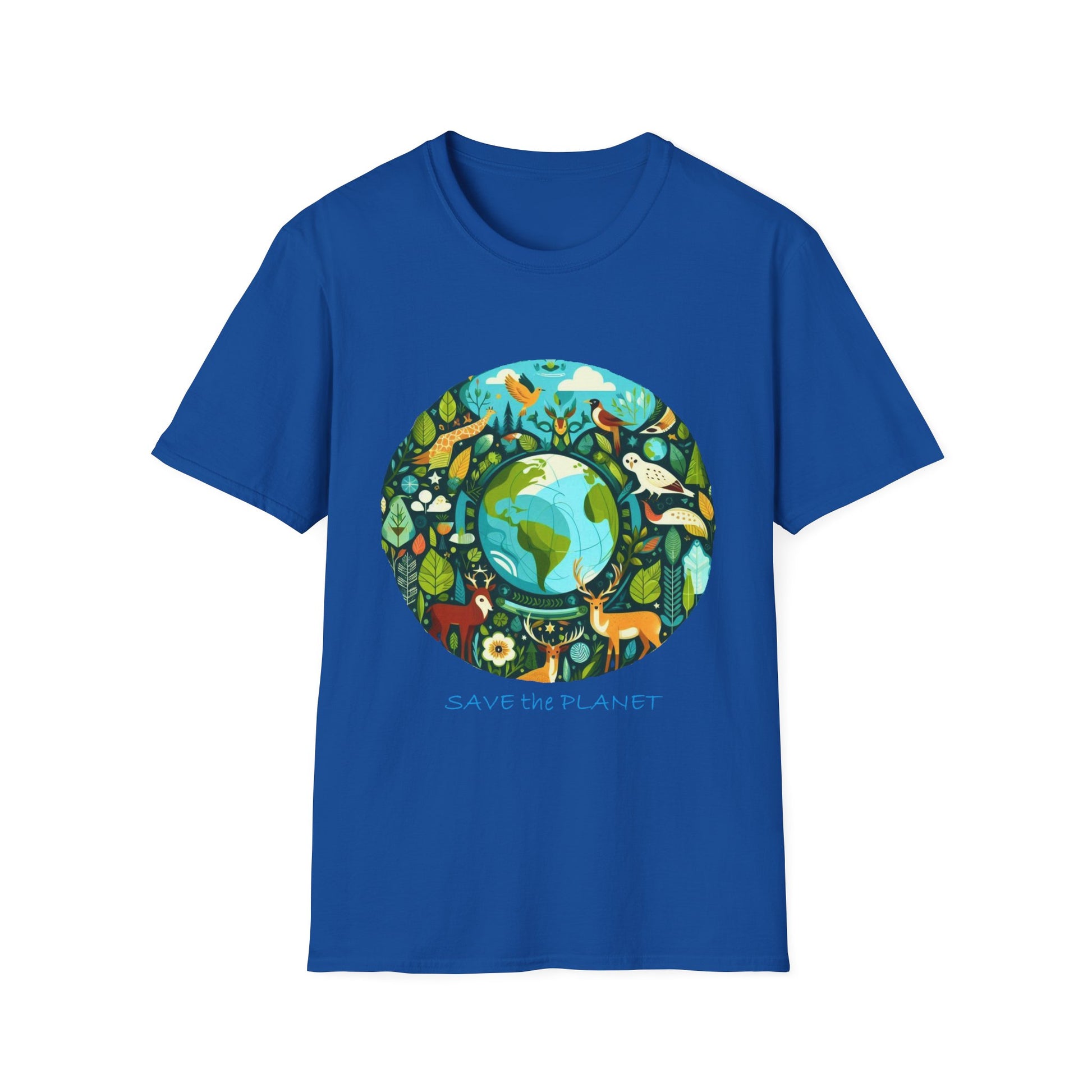 3-C. Save the Planet / Unisex Graphic Tee Shirt - Global Warming Warrior Wear, "S.P.C." A Social Purpose Corporation  