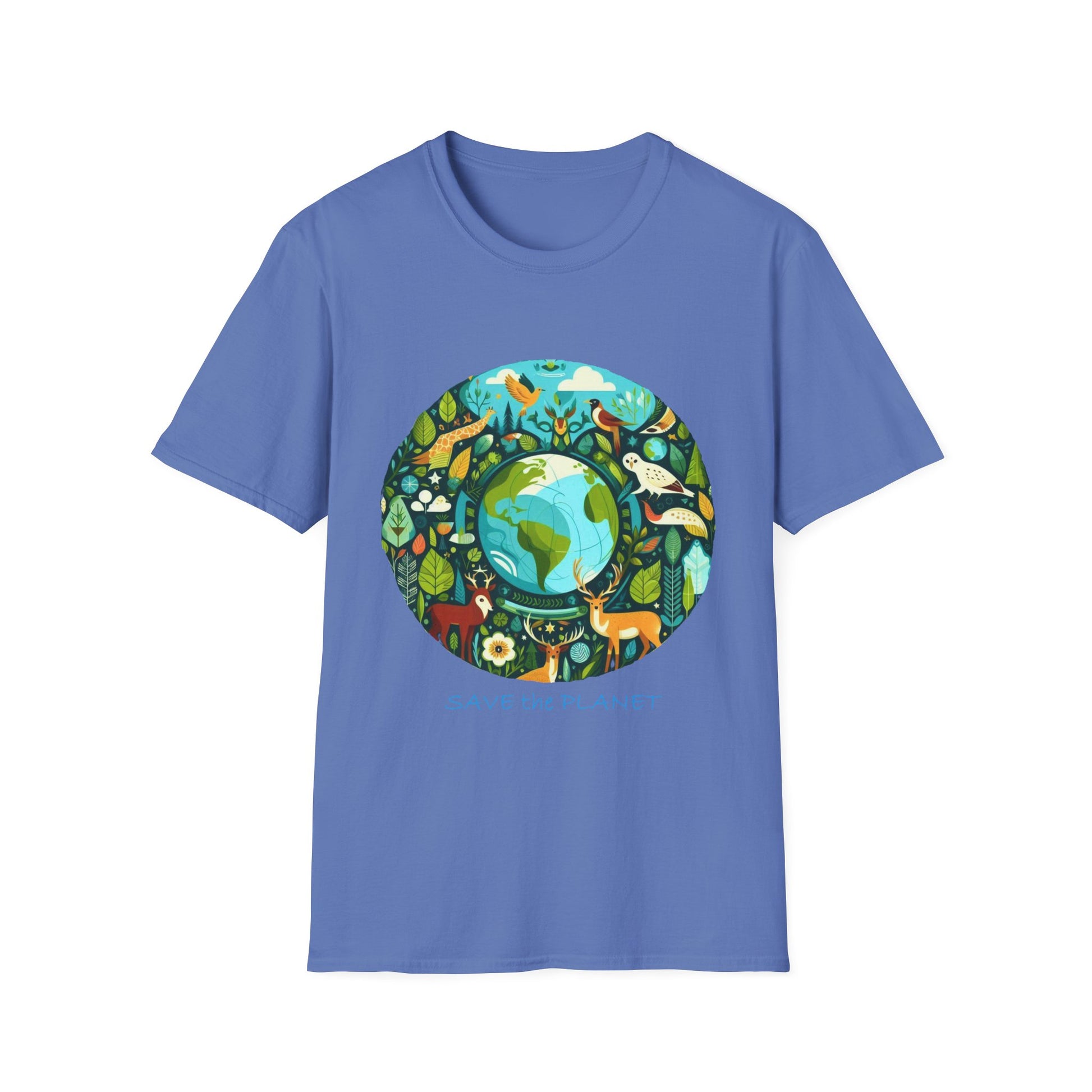 3-C. Save the Planet / Unisex Graphic Tee Shirt - Global Warming Warrior Wear, "S.P.C." A Social Purpose Corporation  