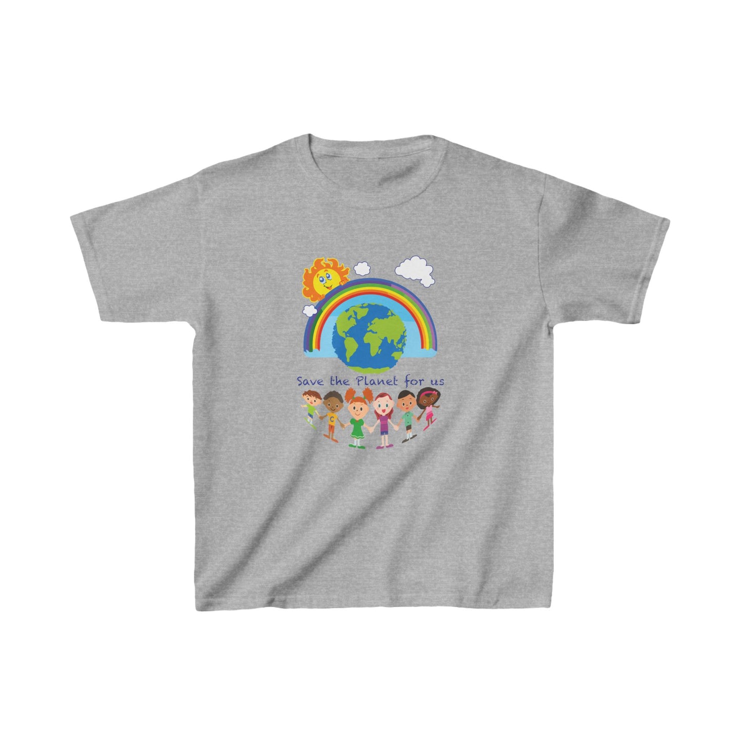 3-A. Save the Planet for Us / Unisex - Graphic Tee Shirt - Global Warming Warrior Wear, "S.P.C." A Social Purpose Corporation  